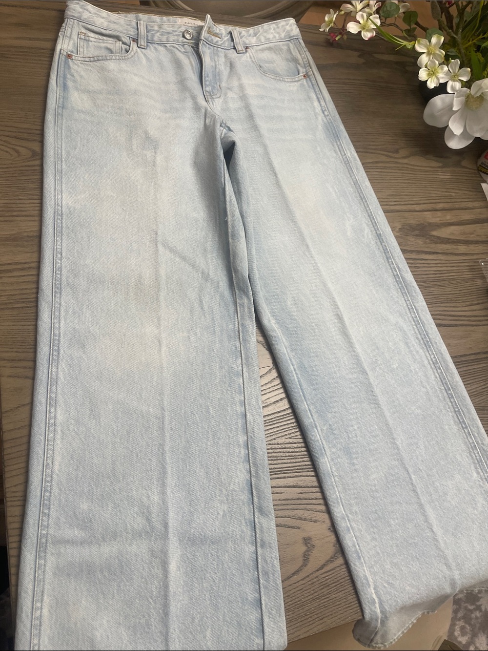 PacSun Light Wash Wide Leg Jeans